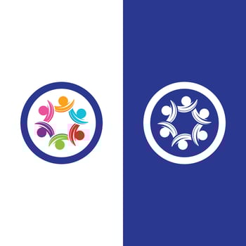 Community, network and social icon vector