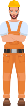 Man worker clipart design illustration png
