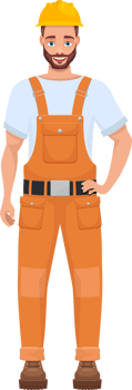 Man worker clipart design illustration png