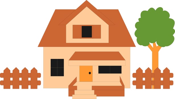 Modern House Property vector