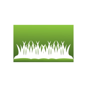 grass logo vector illustration design template