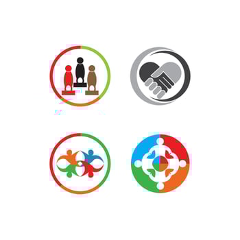 community logo vector illustration design template.
