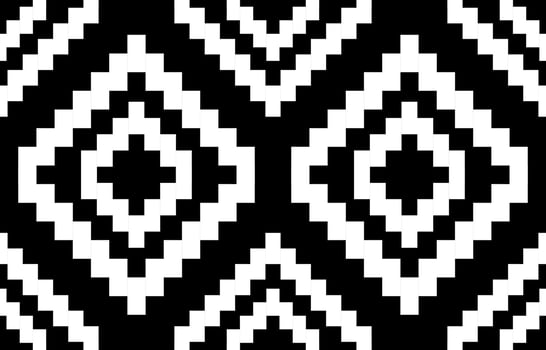 Geometric ethnic seamless pettern. Design for background, wallpaper, fabric, clothing, carpet, embroidery vector
