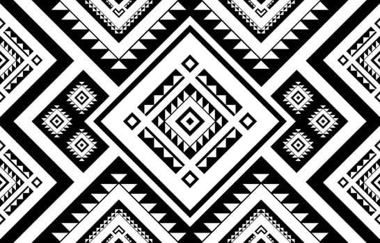 Geometric ethnic seamless pattern. Traditional native style. Design for background, illustration, wallpaper, fabric, clothing, carpet, embroidery vector