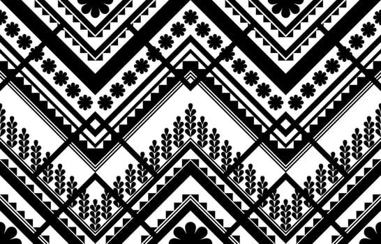 Ethnic seamless pattern. Flower decoration. Traditional tribal style. Design for background,illustration,texture,fabric,wallpaper,clothing,carpet,embroidery. vector
