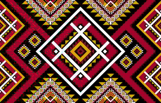 Geometric ethnic seamless pattern. Traditional native style. Design for background, illustration, wallpaper, fabric, clothing, carpet, embroidery vector