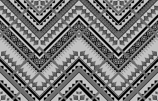 Geometric ethnic pattern traditional. Seamless vector. Design for background,carpet,wallpaper,clothing,wrapping,Batik,fabric, illustration,embroidery. vector
