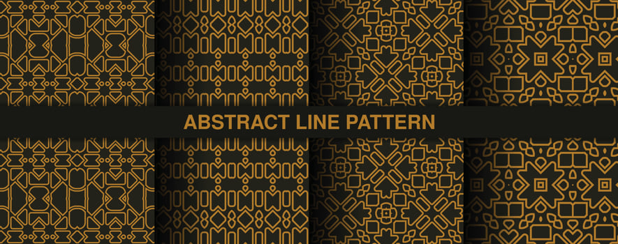 Collection of seamless ornamental ethnic patterns vector