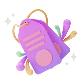 UI Objects Icon, Tags, 3d Illustration png