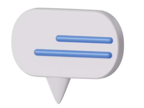 Dialog, chat speech bubble.  3D speech bubble talking box, chatting box, message dialog balloon png