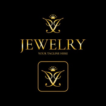Jewelry logo vector template