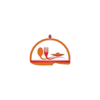 Restaurant logo vector illustration design template