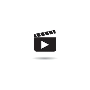 Clapper Board icon vector