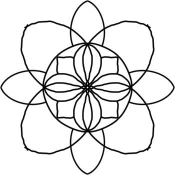 mandala flower icon png