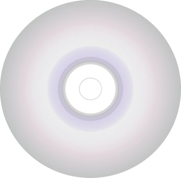 DVD CD disc, vector illustration