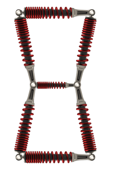 3D rendering, The letters from the shock absorber png