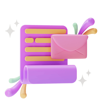 Object UI Icon, Newsletter, 3d Illustration png