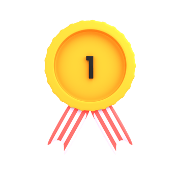 3d icon gold medal png