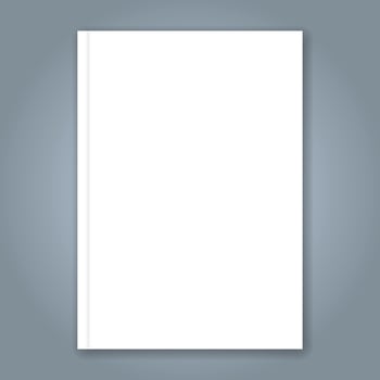 sample cover for business annual report, book vector