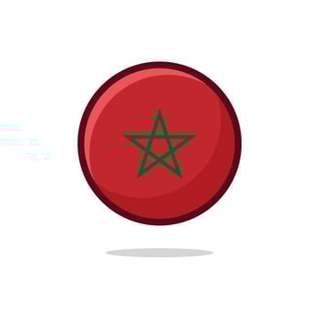 Morocco Flag Icon vector