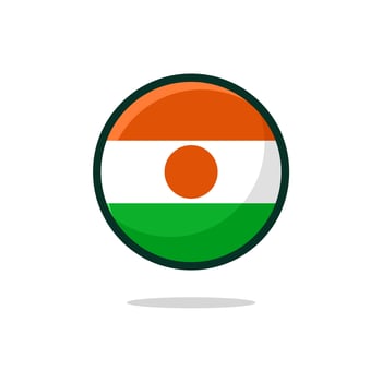Niger Flag Icon vector