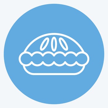 Icon Cooking. suitable for education symbol. blue eyes style. simple design editable. design template vector. simple illustration vector