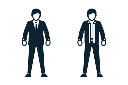 People, Man, Fashion, Clothing icons with White Background vector