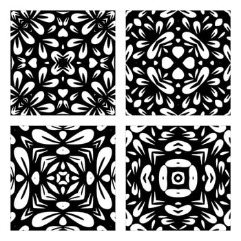 vintage tiles patterns antique seamless design in Vector illustration Free Vector