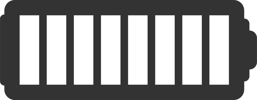 Battery charge level icon vector illustration png
