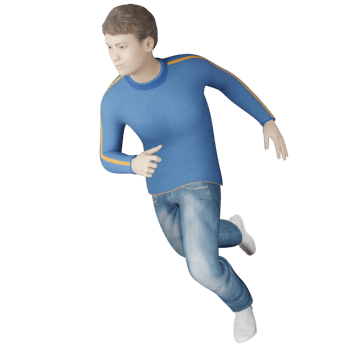 happy man model avatar man model human character 3d illustration png