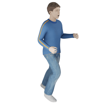 happy man model avatar man model human character 3d illustration png