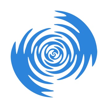 Waves diverge in circles after a drop falls into the water. vector