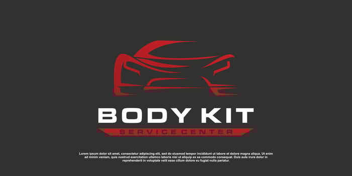 Car logo design with modern concept Premium Vector