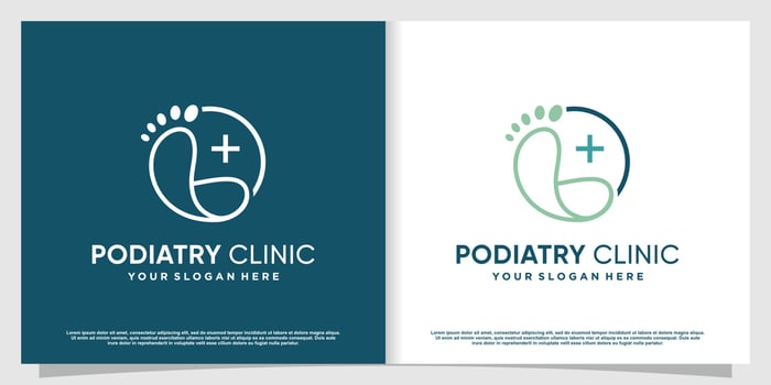 Feet massage logo design with creative unique style Premium Vector part 3