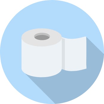 Toilet paper rolls vector
