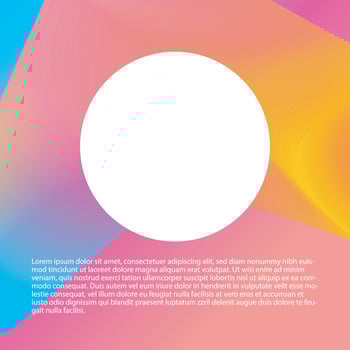 Pink social media post template background vector