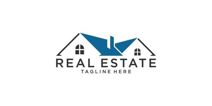 Roof and home logo vector design concept. Real estate logo