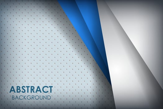 Abstract blue white with overlap layers and circle mesh pattern design background EPS10 vector