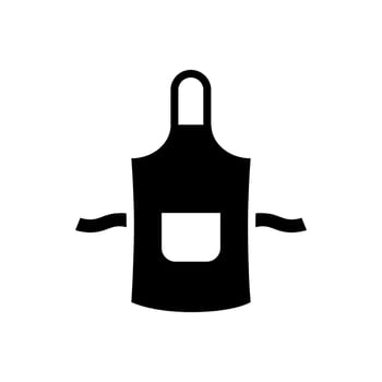 apron icon design vector template