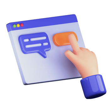 3D Feedback Chat PNG Illustration