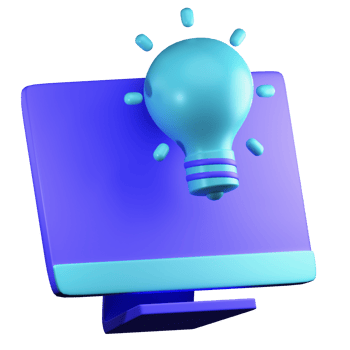 3D Creative Idea PNG Illustration