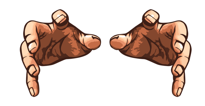 Hands in different interpretations png
