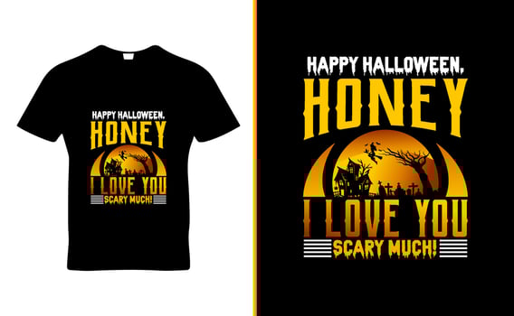 Halloween quote t-shirt template design vector