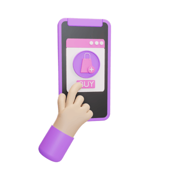 buy item online shop illustration 3d png