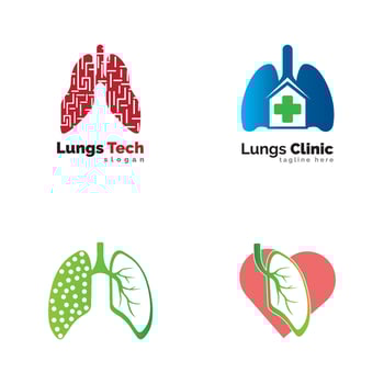 human lungs icon vector illustration design