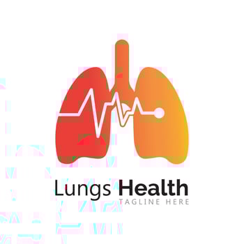 human lungs icon vector illustration design