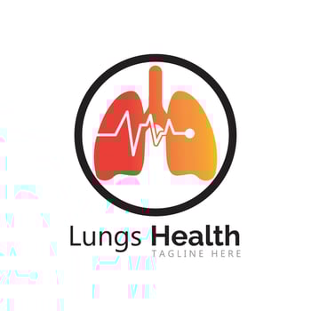human lungs icon vector illustration design