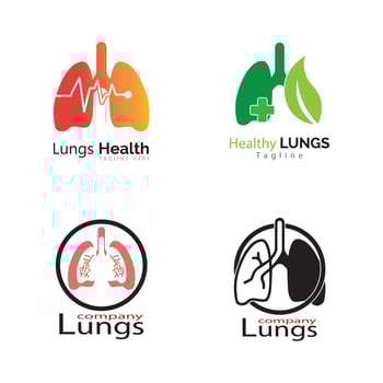human lungs icon vector illustration design