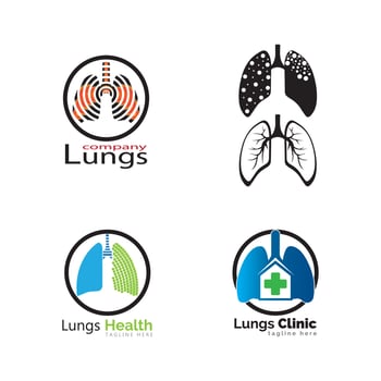 human lungs icon vector illustration design