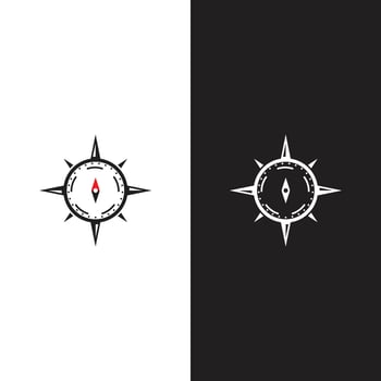 Compass logo template vector icon